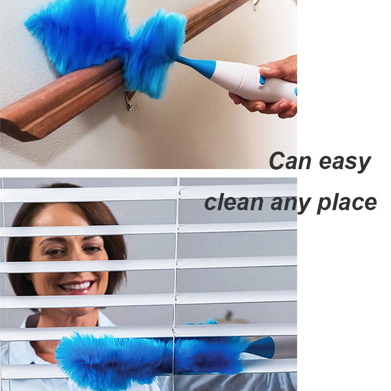 220v elektrische stofzuiger spin plumeau 360 ° verstelbare stofborstel microvezel magic duster instant duster