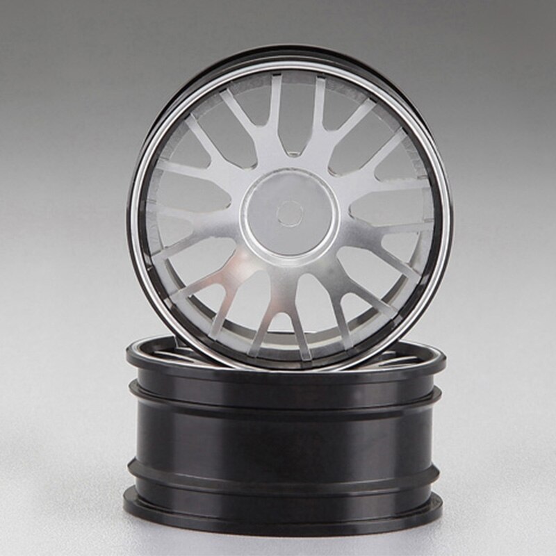 Killerbody Aluminum Alloy Wheel Fit for 1/10 RC Touring Car: 48489SIL