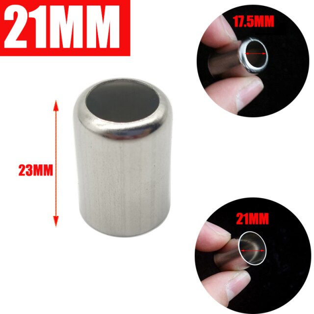 50pz-pacchetto strumenti di crimpatura per tubi flessibili ad alta pressione connettore di scarico per tubi in acciaio inossidabile raccordo per tubi da 11.5MM -18MM: 21mm / 20pezzi