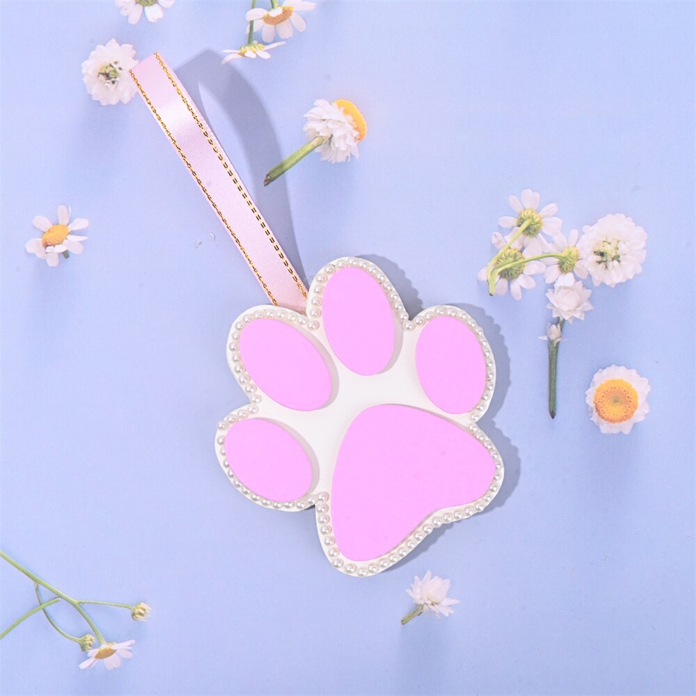 InLoveArts-plantillas de corte de Metal con huella de perro y gato, plantillas para álbum de recortes, bricolaje, tarjetas, decoración en relieve, ,