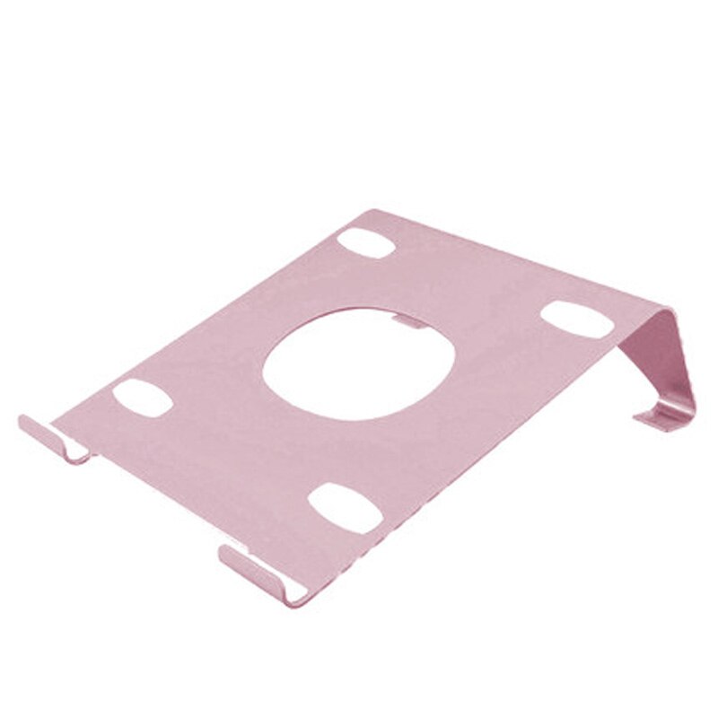 befon Foldable Laptop Stand Portable Adjustable Aluminium Folding Laptop Holder for macbook suporte notebook hp dell desk: Style 1 Pink