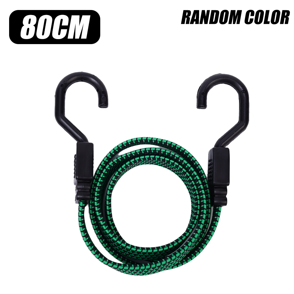 Nuovi elastici Corda per bagagli in gomma Ganci per cavi Bici Corda per legare Bagagli per biciclette Portapacchi Cinghia Gancio a fascia fissa Accessori per auto: YELLOW