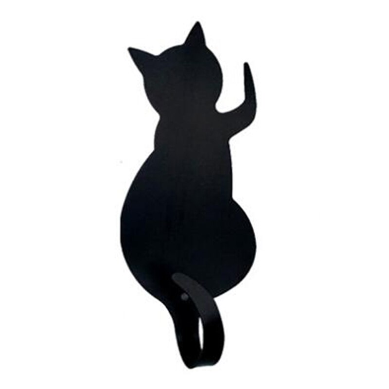 Drie Sets Van Creatieve Eenvoudige Rvs Cartoon Katten En Honden Metalen Haak Onzichtbare Haak Sleutel Decoratieve Opslag