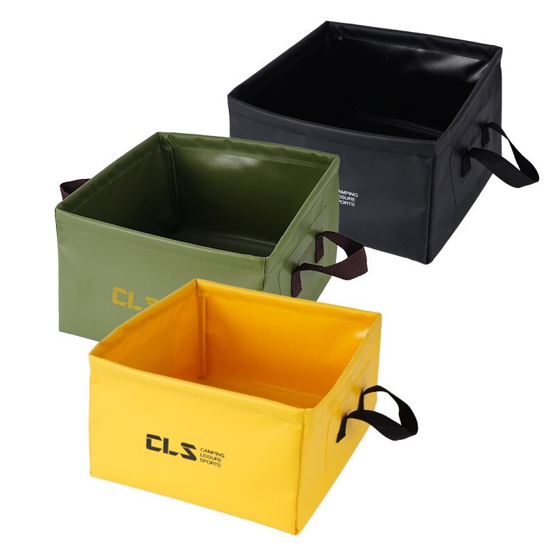 13 l, bolsa de cubo de agua portátil para Picnic, barbacoa, Camping, Cubo de lavabo para mochilero, pesca, viaje