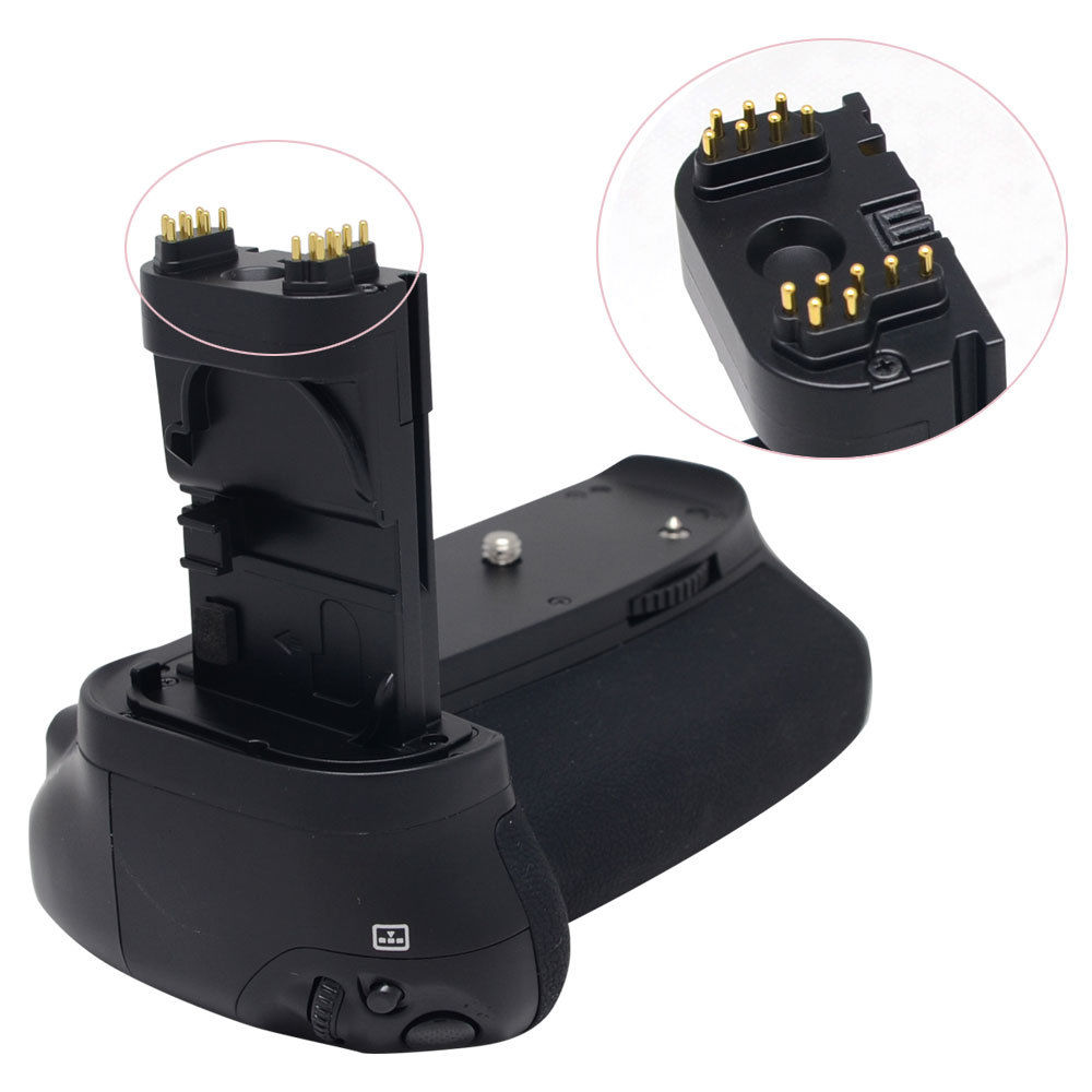 JINTU Battery Grip Pack holder for Canon EOS 80D 90D DSLR Camera LP-E6 Replacement Power as BG-E14