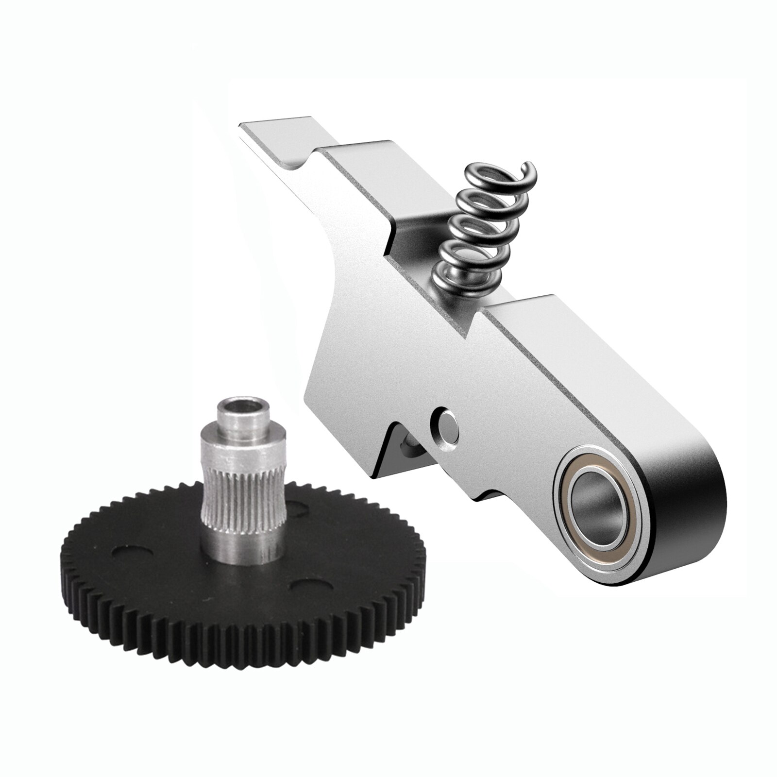 Für Artillerie Sidewinder x1 Extruder Idler Arm und Getriebe mit 66 Zähne Titan Aero Extruder Feeder Teile 1,75mm: Silver Sets