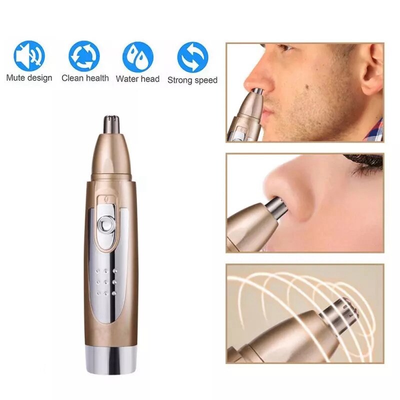 Tondeuse de nez électrique Portable oreille nez cou épilation tondeuse tondeuse à barbe pour hommes tondeuse pour le nez