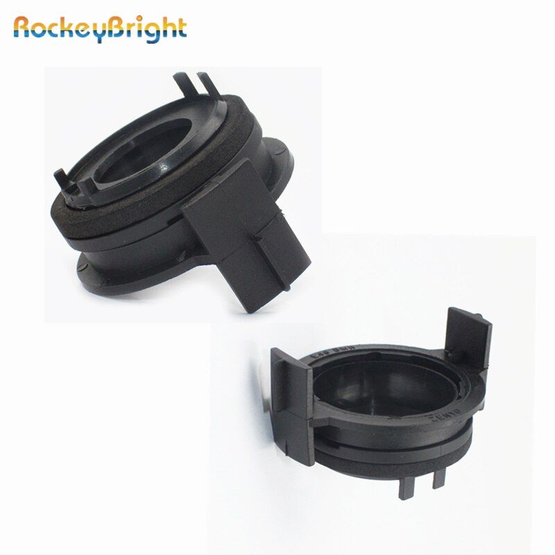 Rockeybright 2 stücke H7 led Scheinwerfer Lampen Adapter Halter Für BMW E46 3Serie 325ci 325i 330ci 330i M3 328Ci 323i led H7 Adapter