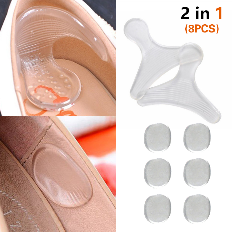 8 Pièces Explosions Silicone Souple Talon Haut Cou Grandado 