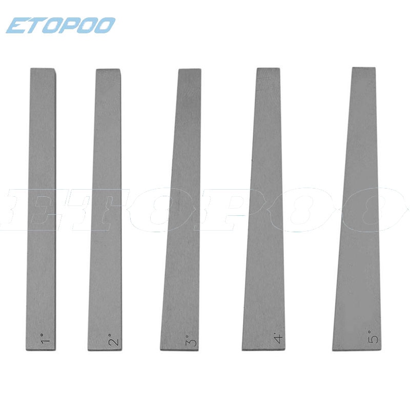 10Pcs 1-30 Degree Precision Ground Durable Angle Block Set With Storage Case For Lathes Milling Machinist Tools angle block gage