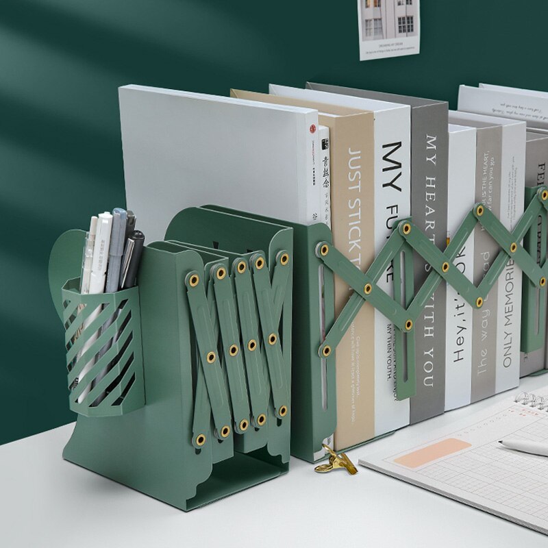 Support de rangement de livres rétractable pour étudiants, et pliable, pour papeterie de bureau et d'école