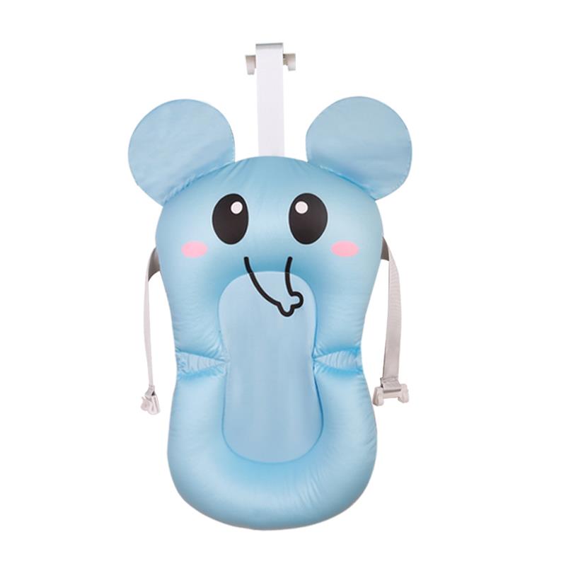 Bébé bain siège Support tapis pliable bébé baignoire coussin et chaise -né baignoire oreiller infantile anti-dérapant doux confort corps coussin: 2