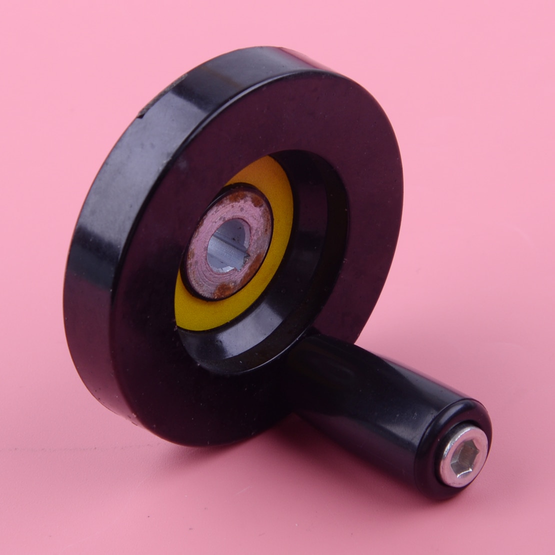 63mm Lead Screw Rod Hand Wheel with Revolving Handle Grip for Lathe CNC Cranking Milling Machine