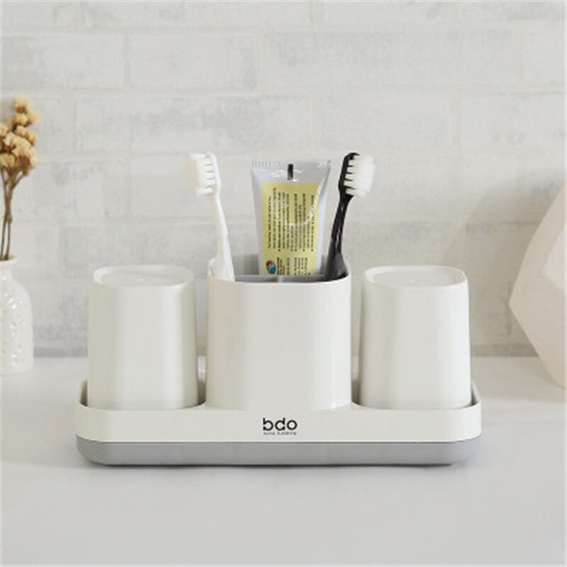 mouthwash cup brush toothbrush holder set simple household bathroom couple brush cup bathroom toothbrush holder wholesa