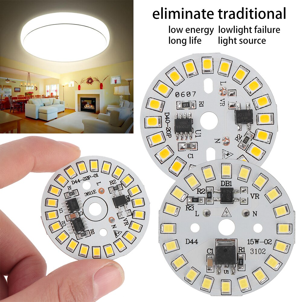 LED Chip SMD2835 15W 12W 9W 7W 5W 3W 220V Led-lampe Lampe perle Smart IC Keine Notwendigkeit Fahrer für Flutlicht Scheinwerfer DIY Beleuchtung