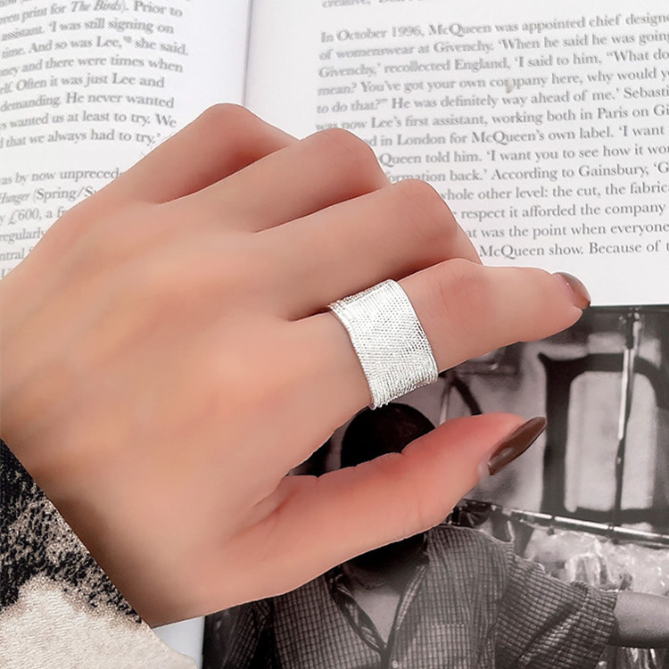 Geometria irregolare in argento sterling 925 ​ Anelli per accessori di gioielli da donna Gioielli all'ingrosso