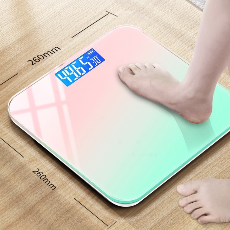 Smart Electronic Scales Bluetooth Mobile Phone Interconnection Bathroom Scales LCD Displays Human Health Monitors