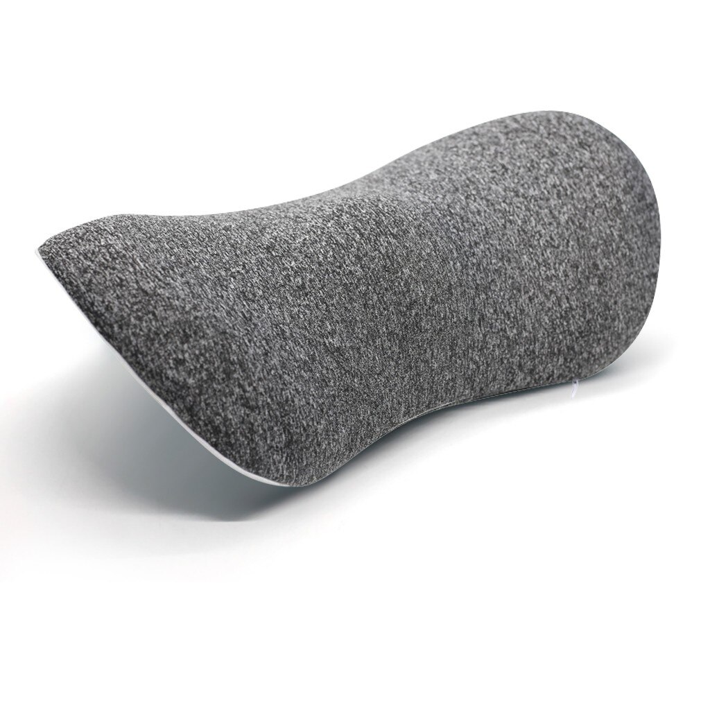 On Selling Durable Stronger Lumbar Support Pillow For Sleeping Soft Memory Foam Lower Back Support Cushion Memory Foam#BL4: Gray