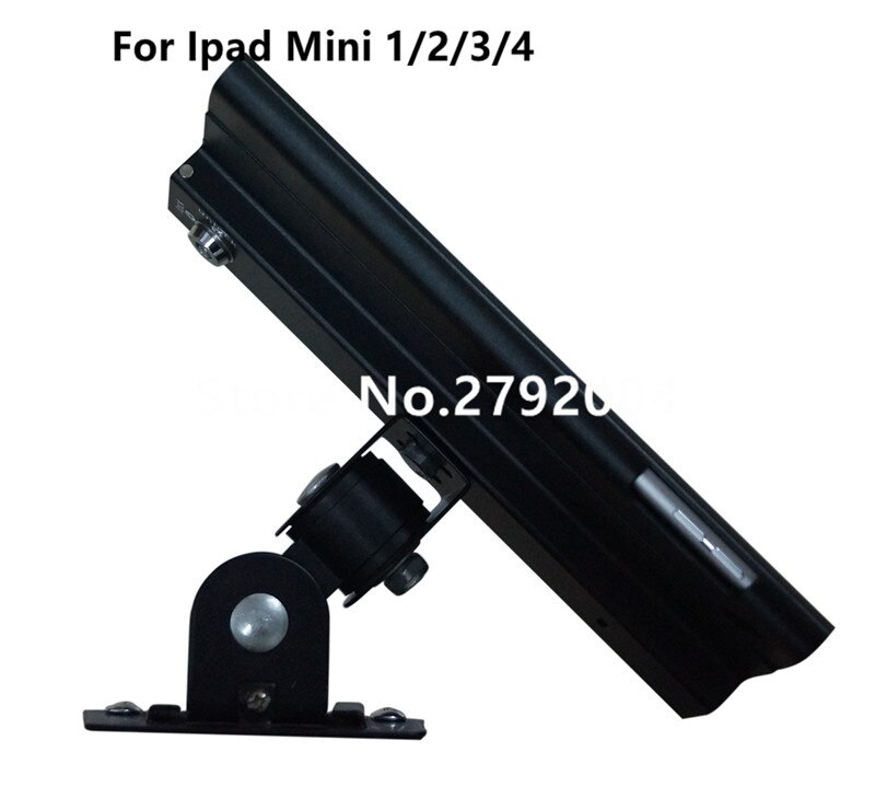 Fit for iPad mini1 2 3 4 wall mount stand metal case display retail bracket tablet pc lock holder support Adjust the Any angle