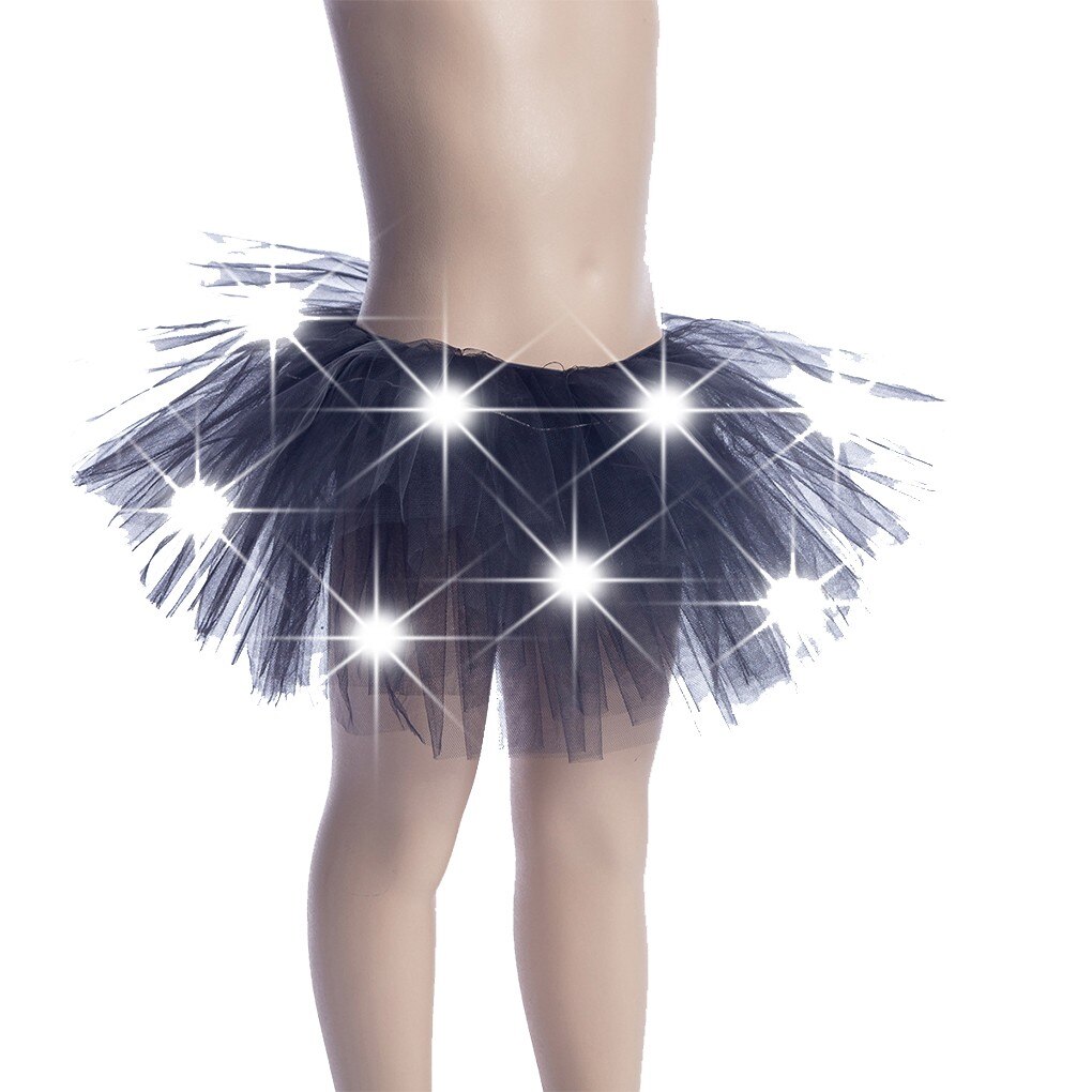 1PC Cartoon Leuke LED Licht Meisje Kids Kleding Ster Tutu Rok Prinses Christmas Party Tutu Tulle Stage Dance rok: 04