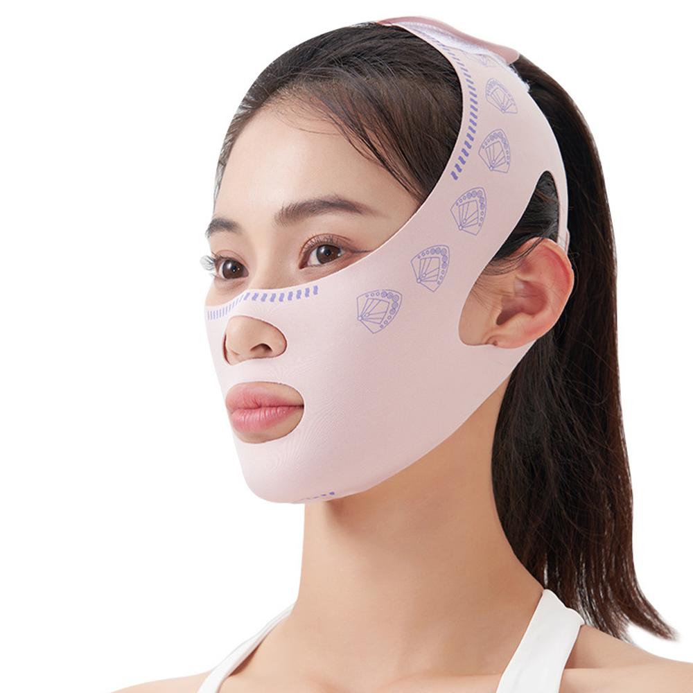 Bandage pour les joues et le menton V Shaper V LineLi, dispositif de taillage et raffermissant, Bandage pour le visage pour améliorer l'affaissement du retard DoubChin: Or