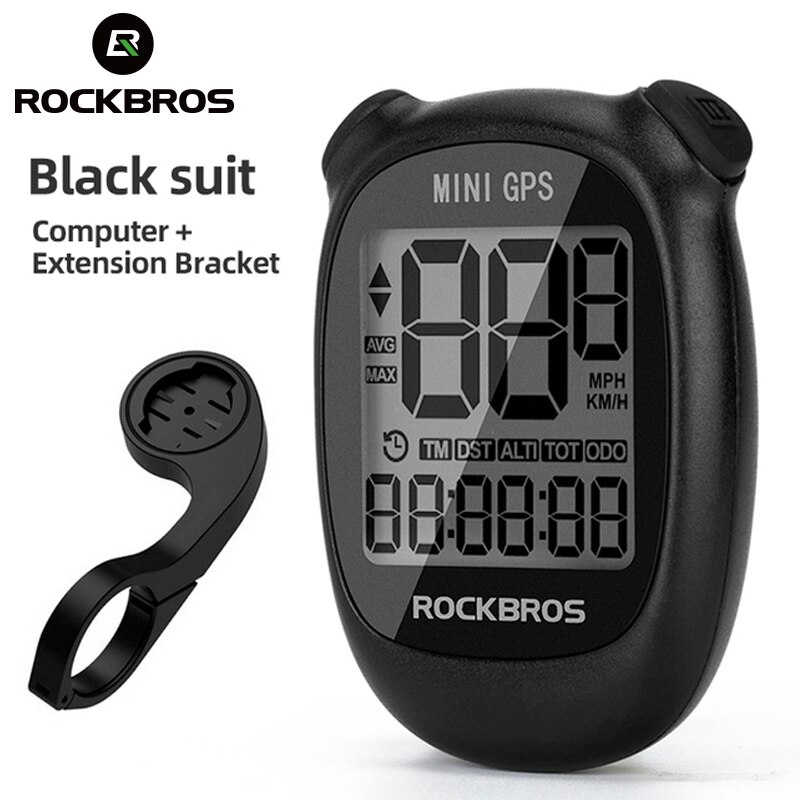ROCKBROS Bike Computer Bicycle Computer Wireless Bicycle GPS Cycling Computer 1.6 inch Display Backlight Bicycle Speedometer