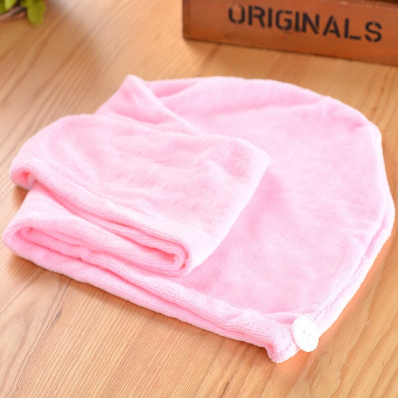 Femmes filles dame cheveux serviette cheveux Turban microfibre séchage rapide Salon serviette salle de bain accessoires enveloppé cheveux chapeau chapeau