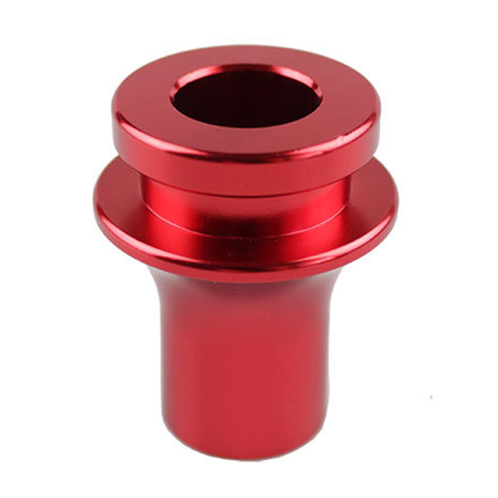 Pomo de palanca de cambios Base de adaptador de conector de aleación de aluminio de hilo pomo de cambio de modificación de coche para mitsubishi M10x1.25 paso de la rosca: Rojo