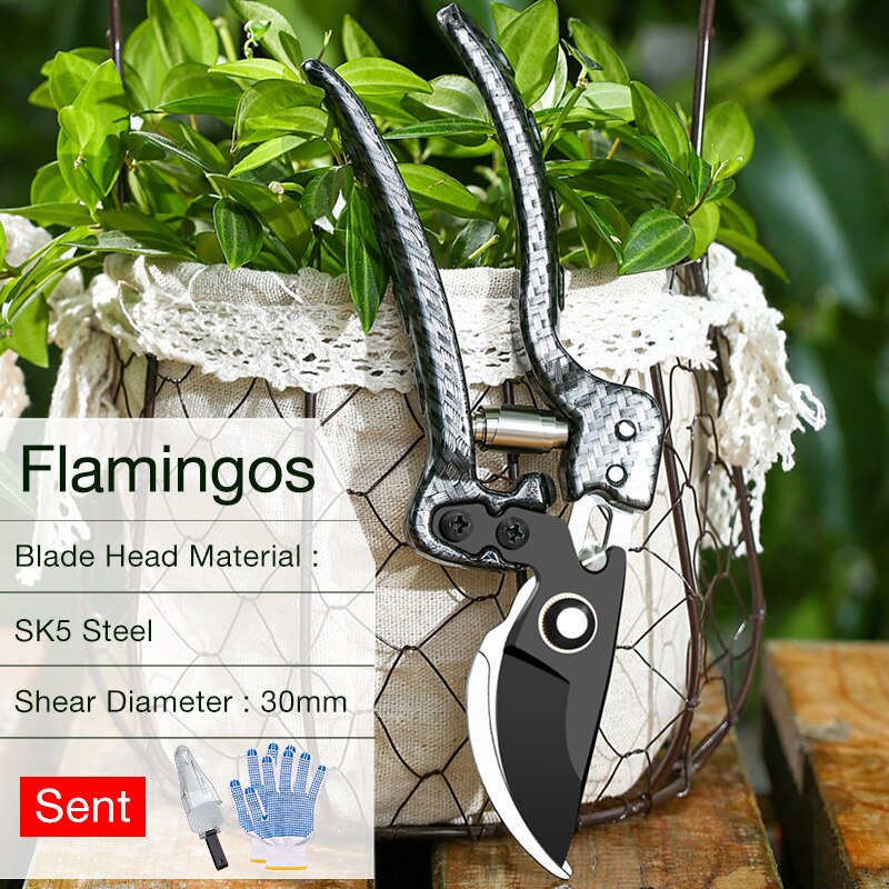 Gardening pruning fruit tree pruning shears for pruning fruit trees flowers branches scissors with a diameter of 35mm hand tool: A1