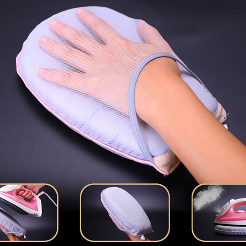 Draagbare mini-strijkplankhouder, hittebestendige handschoen voor kledingstomer, draagbaar strijkijzer, tafelrek