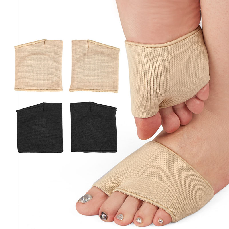 Mittelfußpolster, elastisch, atmungsaktiv, Vorfußkissen, halbe Einlegesohlen, Fußschmerzlinderung, feuchtigkeitsableitend, orthopädische Gesundheitsfürsorge
