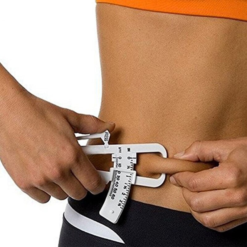 Fitness Clip Vet Meting Tool Slanke Grafiek Huid Vouw Lichaamsvet Monitoren Personal Body Fat Tester Rekenmachine Remklauw