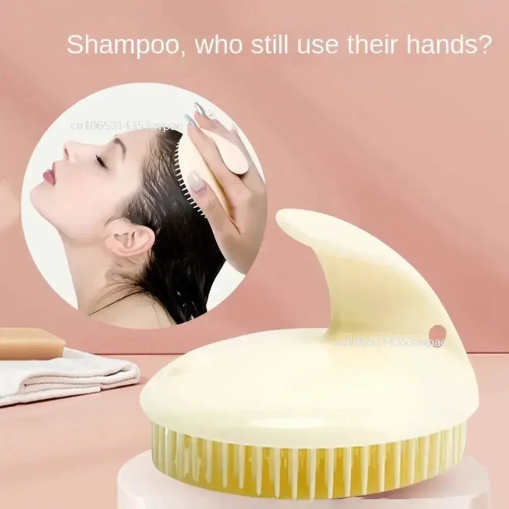 Cepillo suave para masaje del cuero cabelludo, elimina la caspa, peine para lavar el cabello húmedo y seco, portátil para el cuidado del cuero cabelludo, cepillo de ducha, Расislav Для Волос
