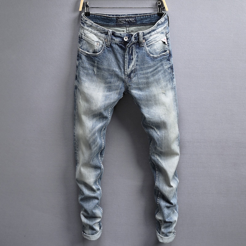 Slim-Fit-Jeans mit fünf Taschen - Blau Benetton Slim-Fit-Jeans mit fünf Taschen - Blau Benetton