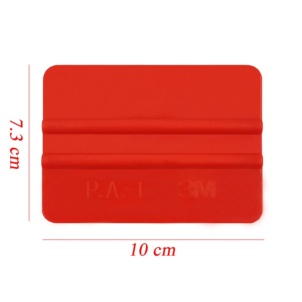 6pcs Red Plastic Vinyl Tinting Squeegee Car Decal Wrapping Film Fitting Tool Vinyl Install and Glass Cleaning Scraper 6A76