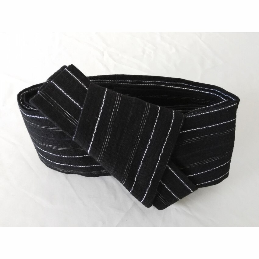 Männer Japanischen Samurai kostüme Kimono Jinbei Hause Tragen Lose Baumwolle Schwarz Yukata Traditionelle Kleidung Pyjamas Nachthemd Robe