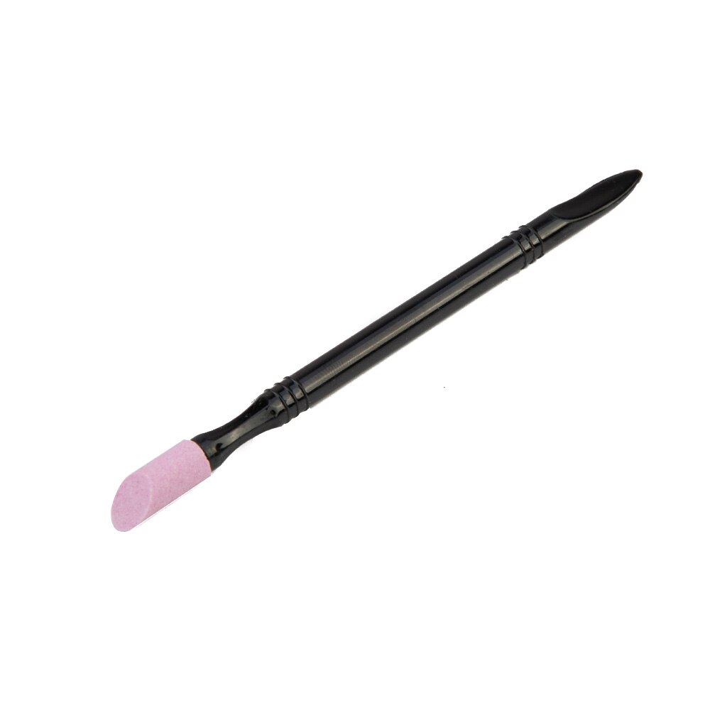 Dmoley Nail Cuticle Pusher Quartz Head Remover Washable Dead Skin Pusher Stick Pen Spoon Cut Manicure Care Nail Tools