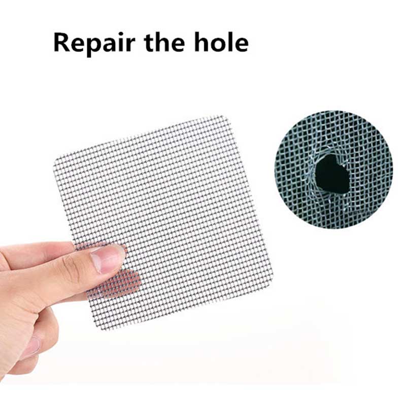3/6 stk anti-myg skærm reparation patch husstand klæbemiddel reparation mesh reparation gasbind væg klistermærker