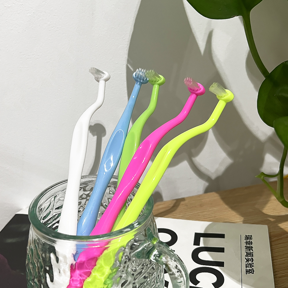 3Stck Kieferorthopädische Zahnbürste Kleinen Kopf Weiches Haar Reinigung Zahnbürste Interdentalbürste Oral Hygiene Zahnarzt Materialien