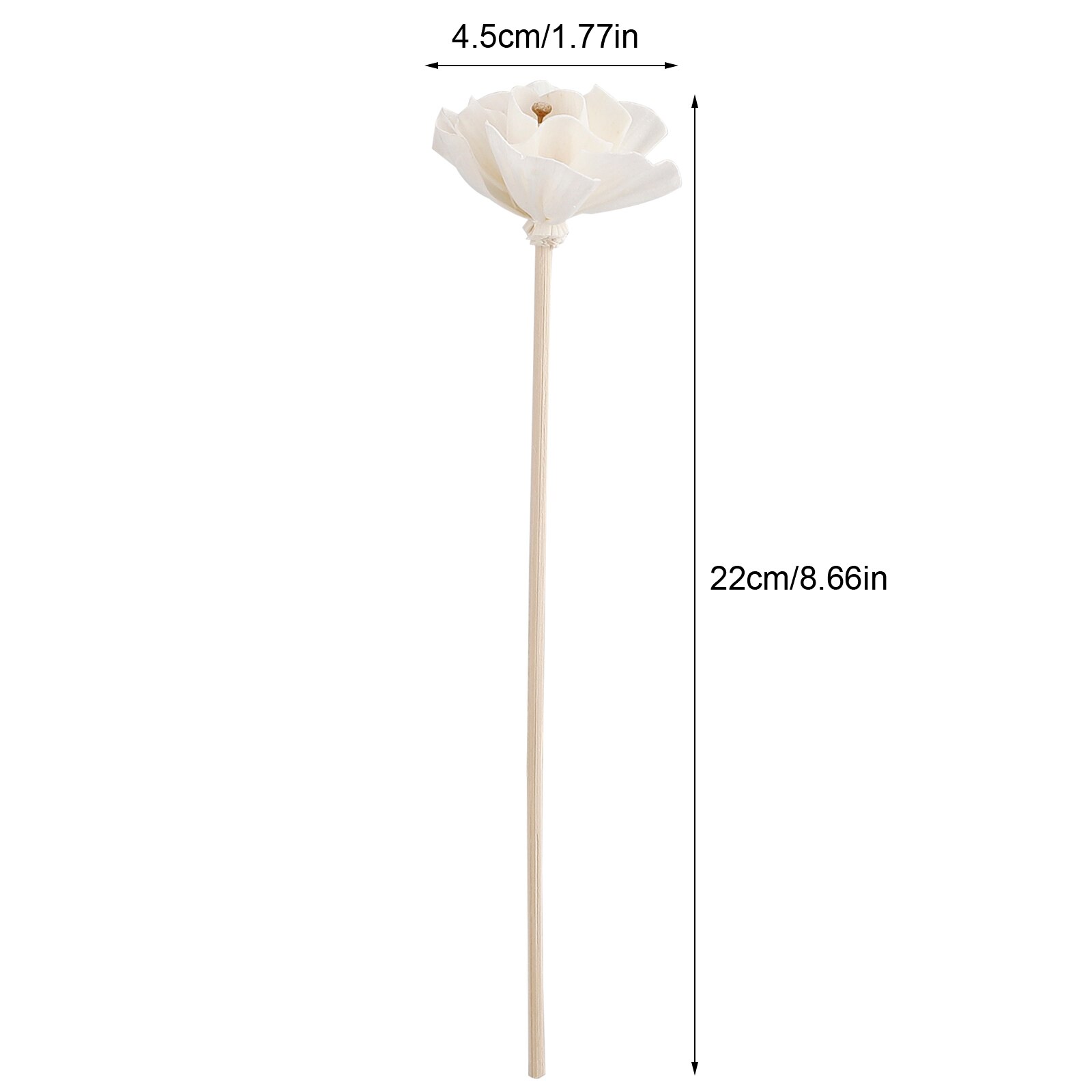 Aroma Oil Diffuser DIY Refill Sticks Aromatherapy Rattan Home Office Wood 6pcs Spa Bed Room Decoration Dried Flower