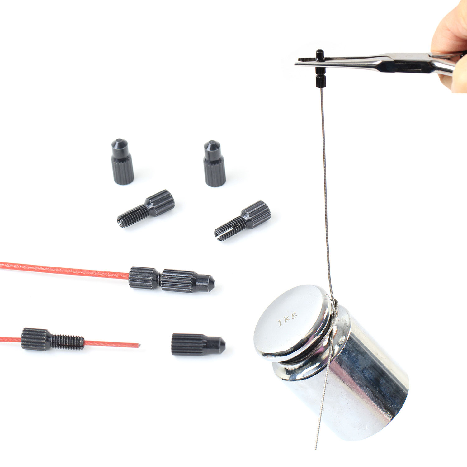 5mm Bike Brake shifting Cable Ferrules Cap MTB Road Bike Housing Lines End Stops 1.2-1.5mm Cable Crimps Tips