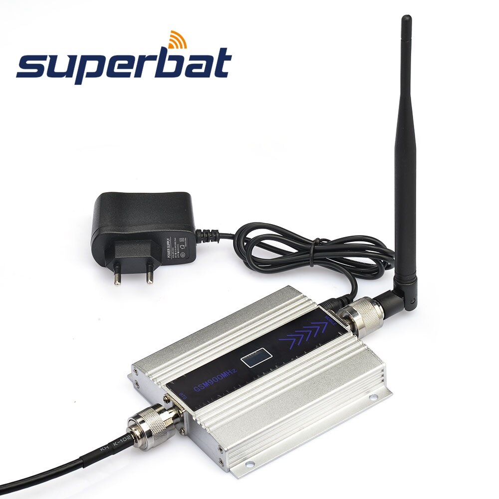 Superbat Mobiele Telefoon Signaal Booster Cellulaire Repeater Versterker Antenne 900Mhz Lcd Gsm