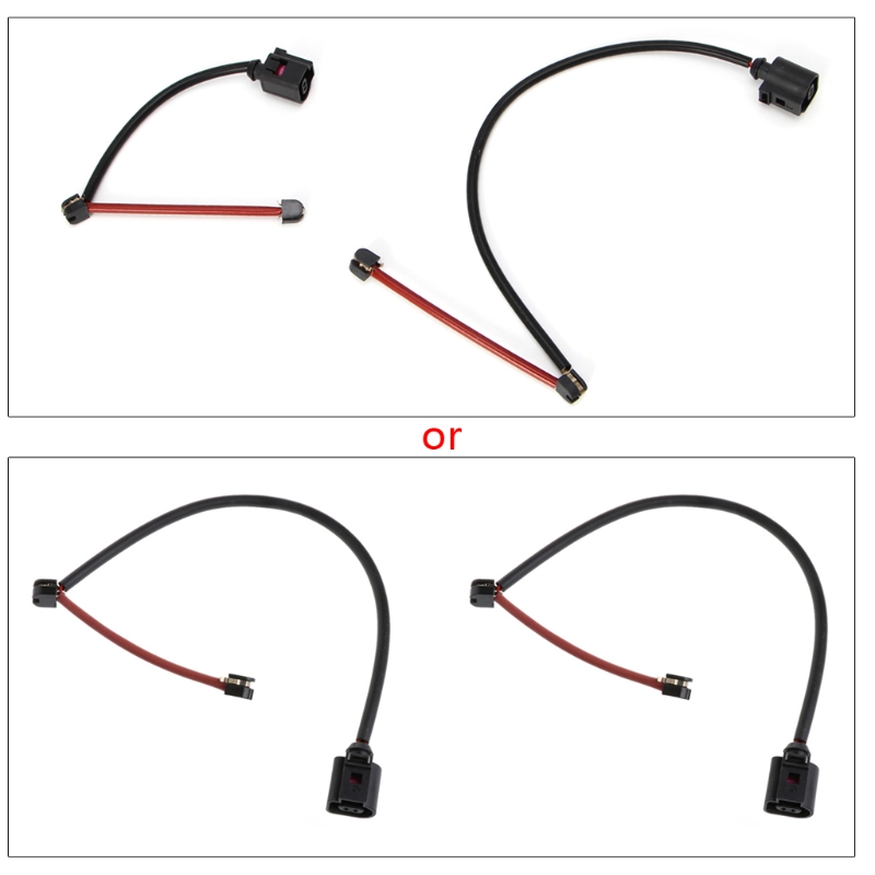 2 stk slitasje sensor på bakre bremsekloss for  q7 cayenne touareg 7 l 0907637+7 l 0907637c