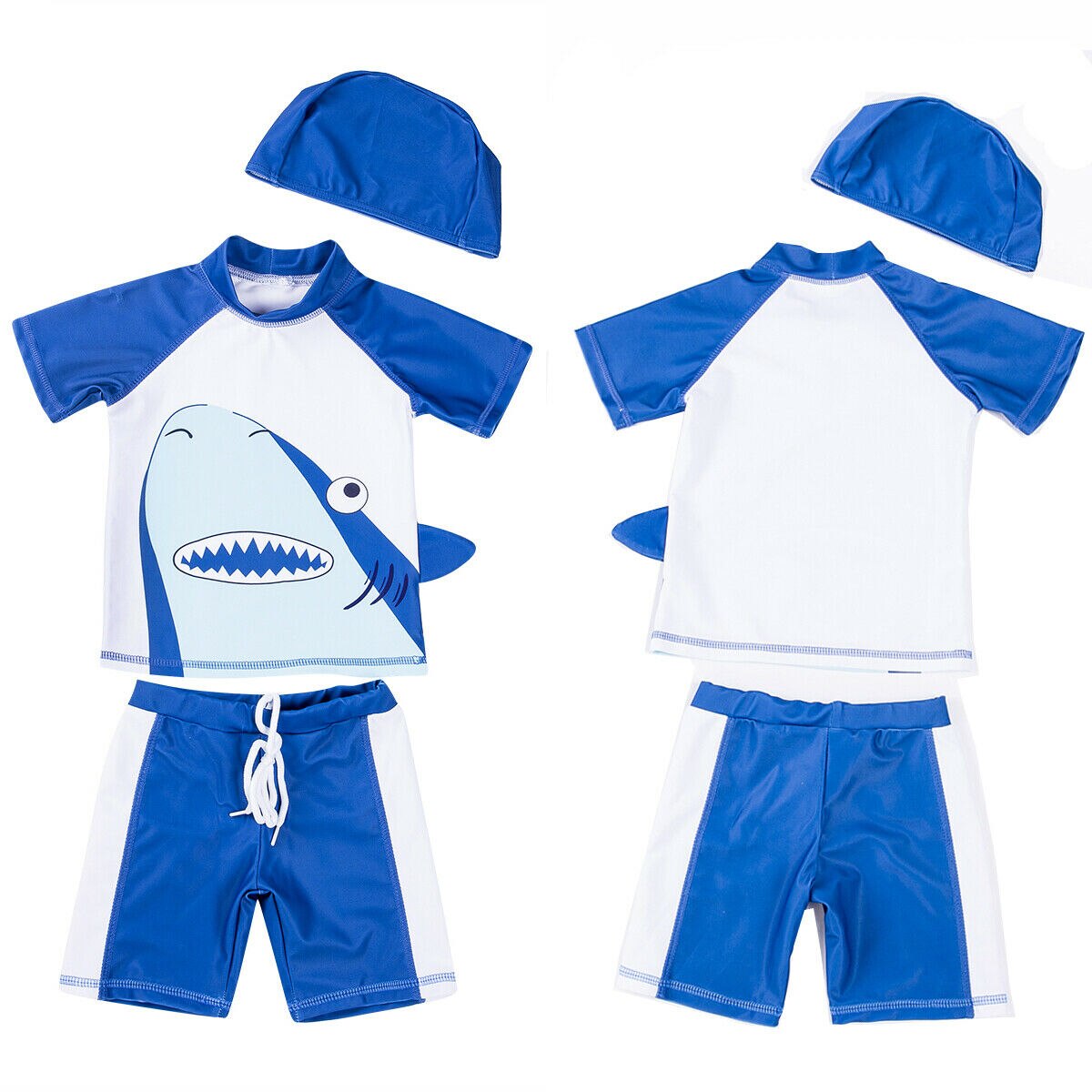 3Pcs Swimwear Kids Boy Swimming Costume Boy Swimsuit Kids Rash Guard Surfing Costume Beachwear Boys Clothes Set Bathing Suit