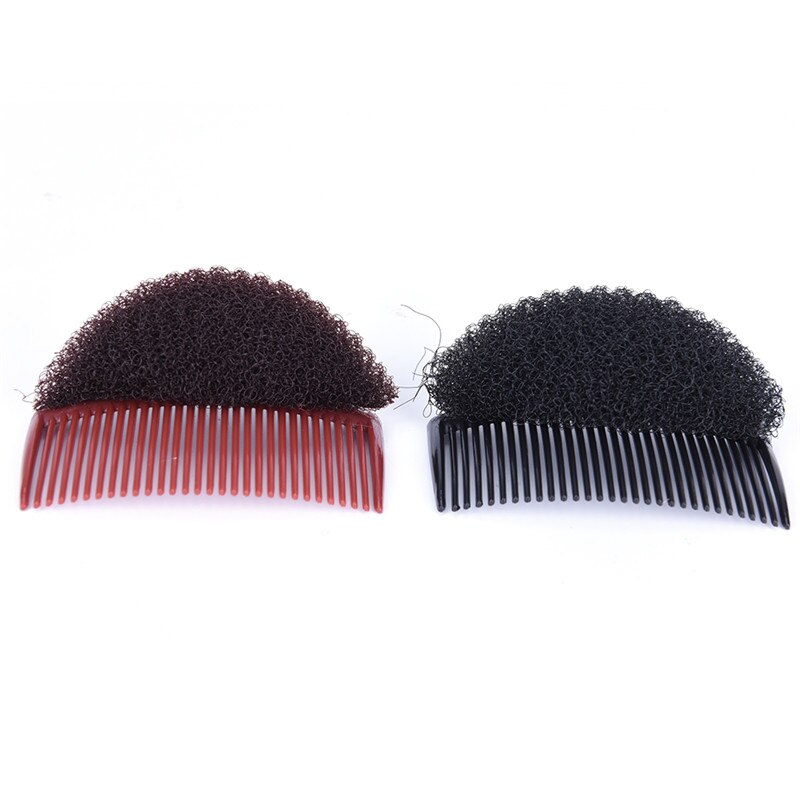 1pc Hair Styler Volume Bouffant Beehive Shaper Roller Bumpits Bump Foam On Clear Comb Year Accessories