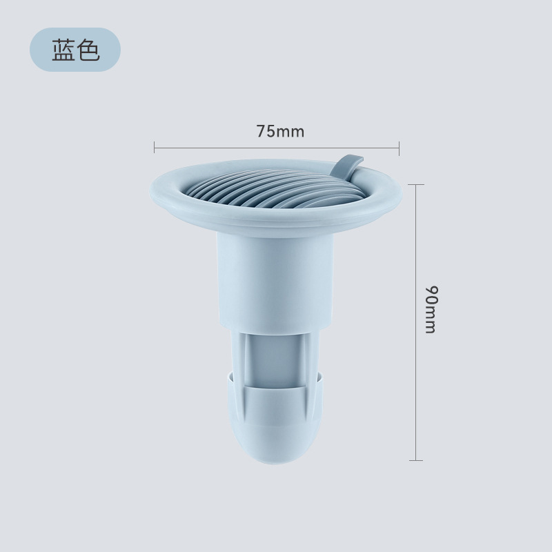 Xiaomi baie canal scurgere chiuveta sita de par dop filtru autocolant consumabile de bucatarie sita anti-blocare deodorant: Albastru