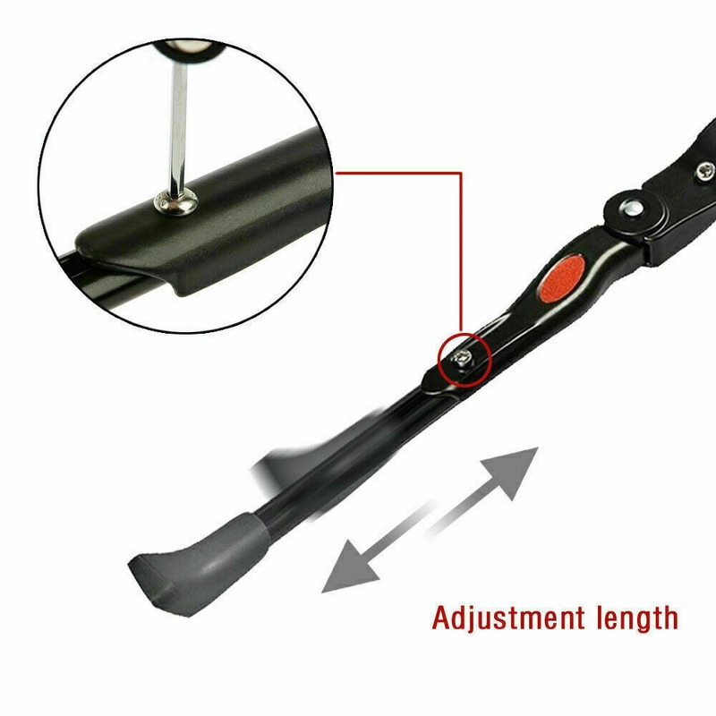 Bicycle Kickstand Stand Prop Side Rear Kick Stand Heavy Duty Road Bike Kickstand Adjustable Scooter Stand