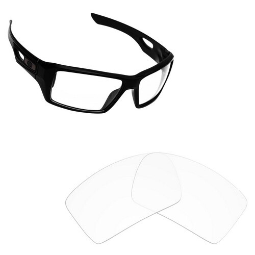 ToughAsNails Polarized Replacement Lenses for Oakley Eyepatch 2 Frame - Varieties: Clear