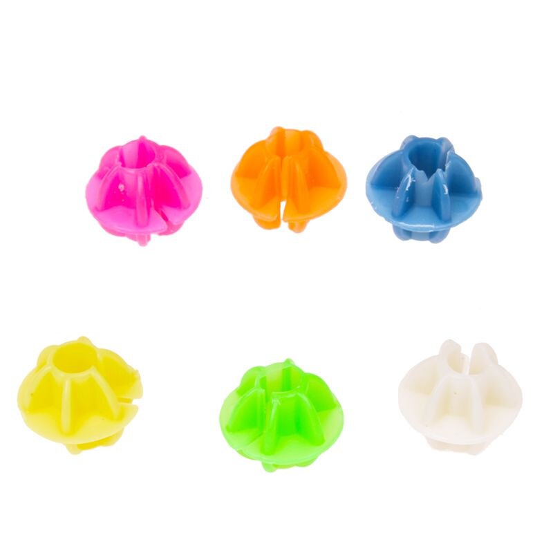 Fiets spaak diverse kleuren 0.55 " diameter plastic kralen decoratie 45 stuks