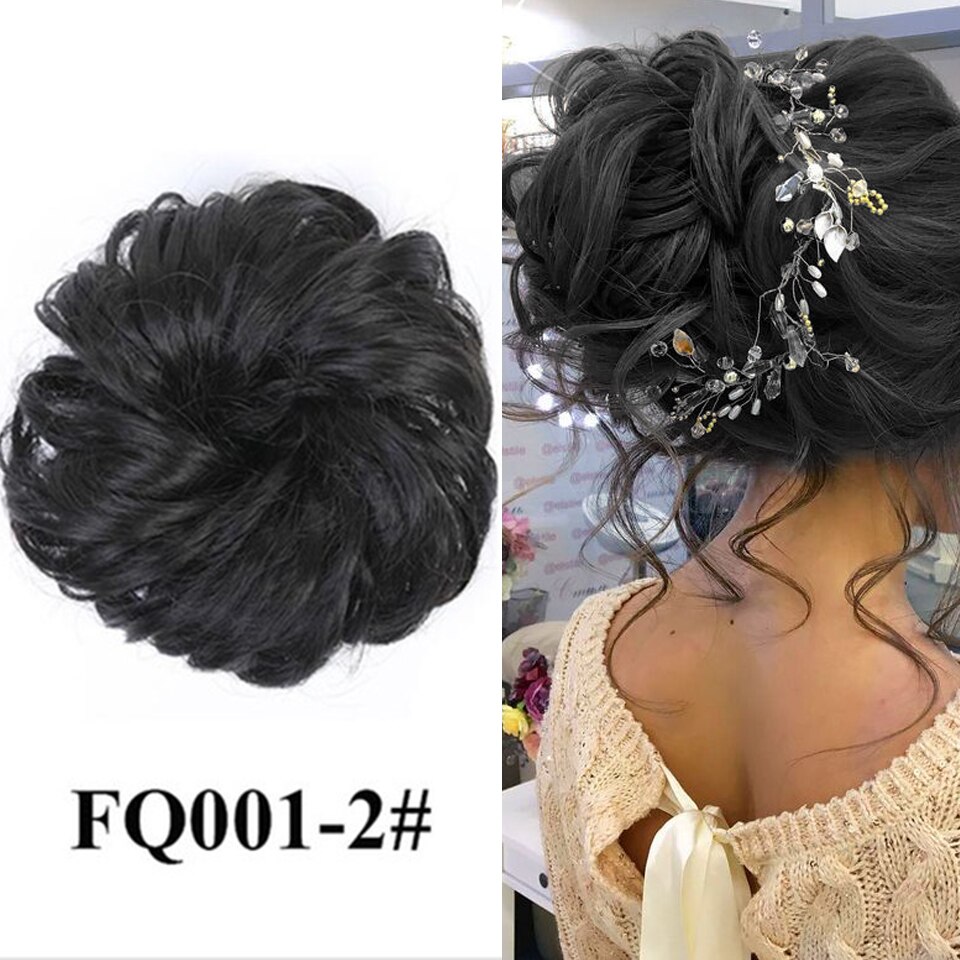 LUPU-Chignon de coiffure synthétique court | Queue-de-cheval Afro crépue bouclée et crépue avec cordon, résistant à la chaleur, en Fiber, pour femmes noires: T1B/4/30